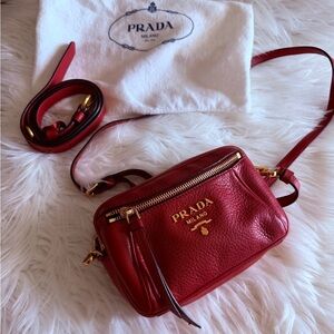 Prada Calf Leather 2 in one - crossbody & waist bag with Receipt with Dust Bag